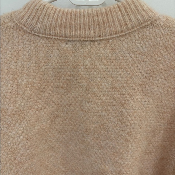 Madewell Wool Alpaca Cable Havener Pullover Sweater in Heather Powder Size XS - Picture 10 of 14
